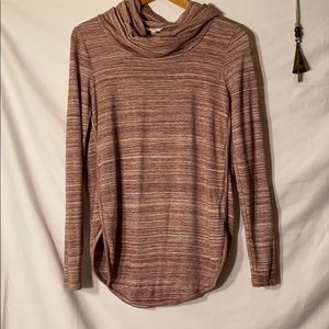 Loft Cozy relaxed soft cowl neck lounge tunic